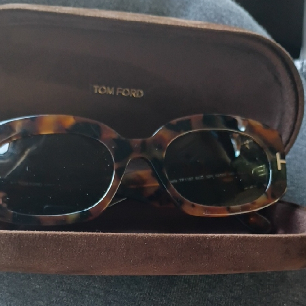 Tom Ford Brown Tortoiseshell Sunglasses